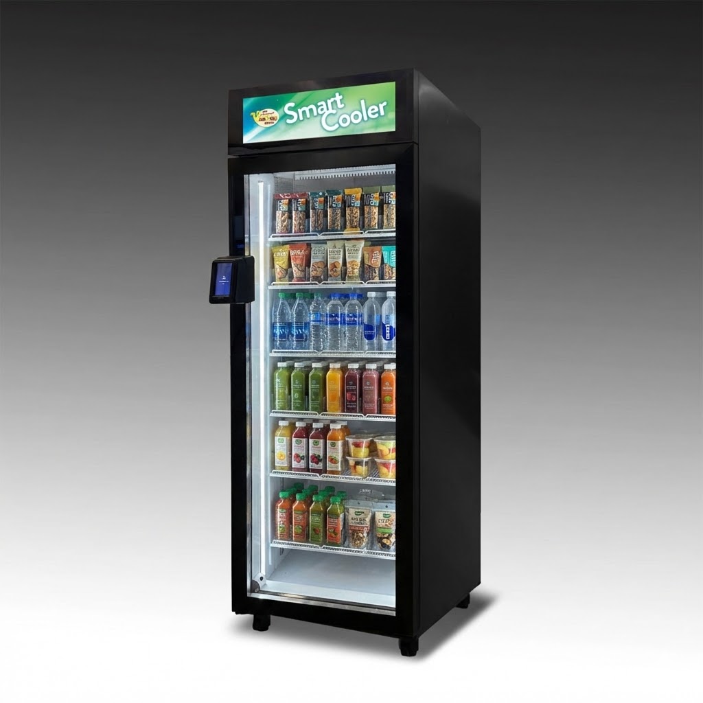 Stocked Healthy Vending Machine